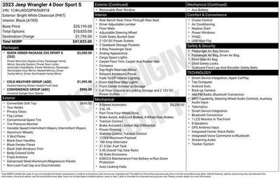 2023 Jeep Wrangler 4-Door Sport S 4x4