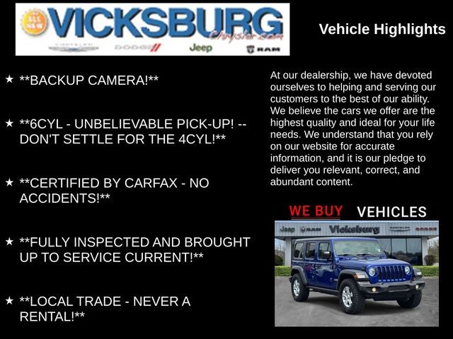2018 Jeep Wrangler Unlimited Sport S 4x4