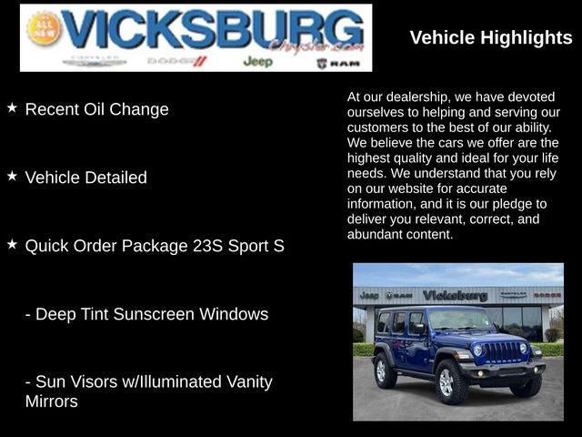 2018 Jeep Wrangler Unlimited Sport S 4x4
