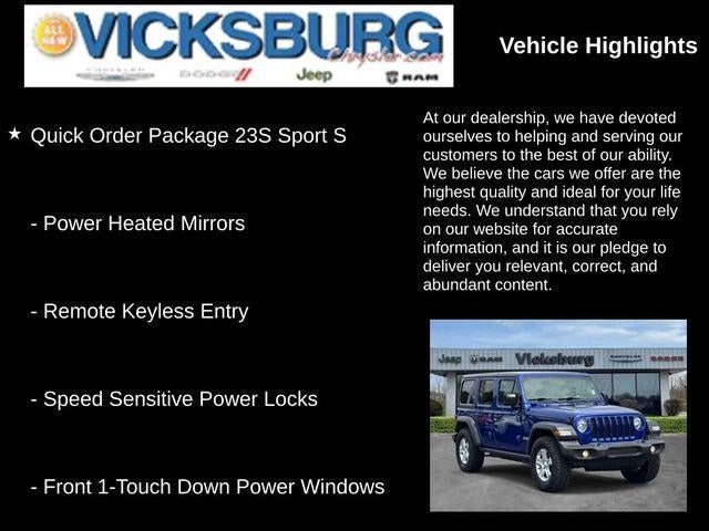2018 Jeep Wrangler Unlimited Sport S 4x4