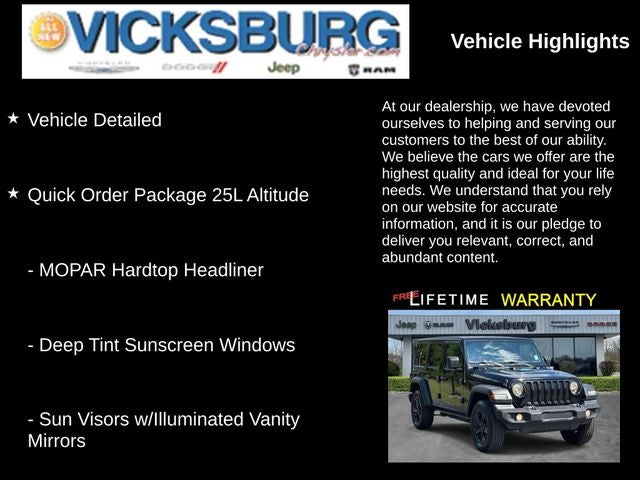 2023 Jeep Wrangler 4-Door Sport Altitude 4x4
