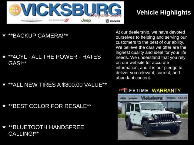 2021 Jeep Wrangler Willys 4x4