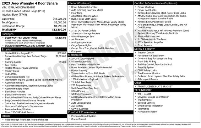 2023 Jeep Wrangler 4-Door Sahara 4x4