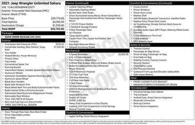 2021 Jeep Wrangler Unlimited Sahara 4x4