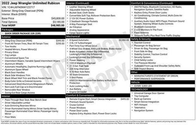 2022 Jeep Wrangler Unlimited Rubicon 4x4