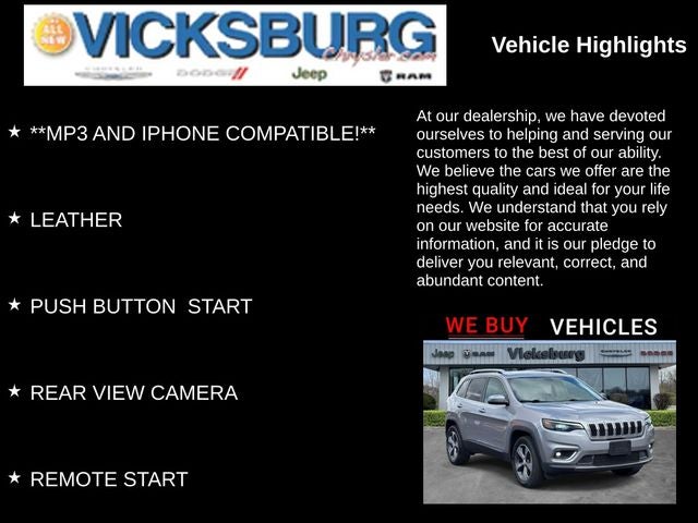 2019 Jeep Cherokee Limited 4x4