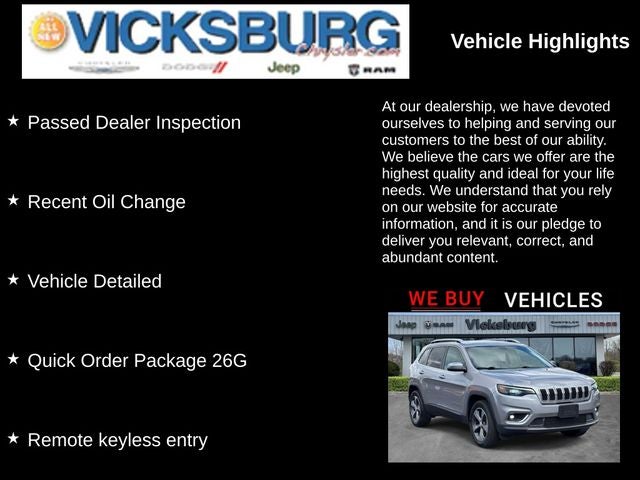 2019 Jeep Cherokee Limited 4x4