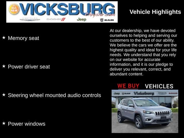 2019 Jeep Cherokee Limited 4x4