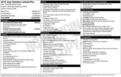 2019 Jeep Cherokee Latitude Plus 4x4