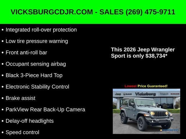 2026 Jeep Wrangler WRANGLER 2-DOOR SPORT