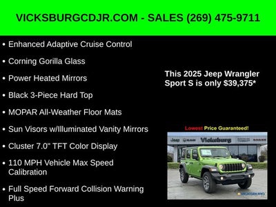 2025 Jeep Wrangler WRANGLER 4-DOOR SPORT S