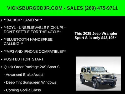 2025 Jeep Wrangler WRANGLER 4-DOOR SPORT S