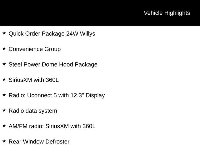 2026 Jeep Wrangler WRANGLER 4-DOOR WILLYS