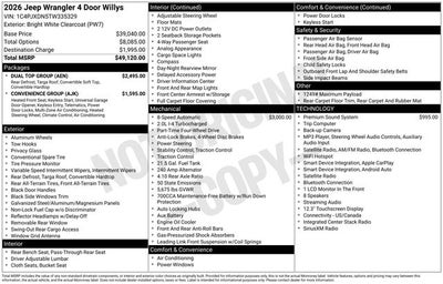 2026 Jeep Wrangler 4-Door Sport