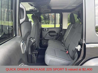 2026 Jeep Wrangler WRANGLER 4-DOOR SPORT S