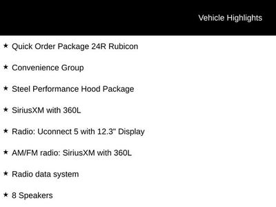 2026 Jeep Wrangler WRANGLER 4-DOOR RUBICON