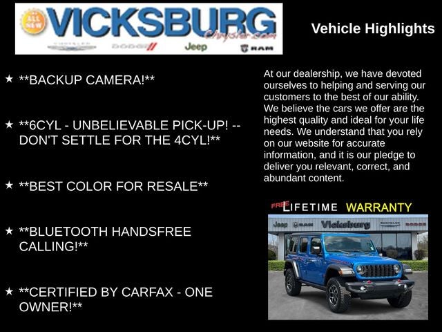 2024 Jeep Wrangler 4-Door Rubicon 4x4