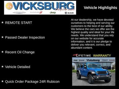 2024 Jeep Wrangler 4-Door Rubicon 4x4