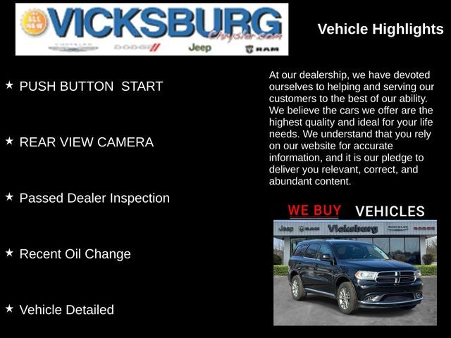 2017 Dodge Durango SXT AWD