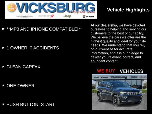 2018 Jeep Grand Cherokee Altitude 4x2