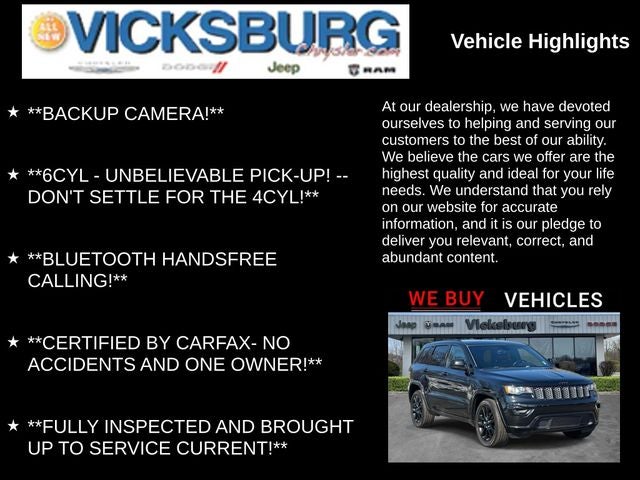 2018 Jeep Grand Cherokee Altitude 4x2