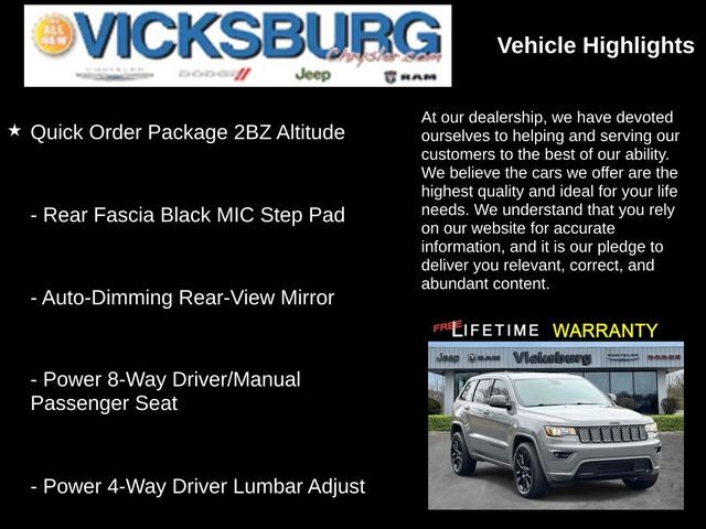 2020 Jeep Grand Cherokee Altitude 4x4