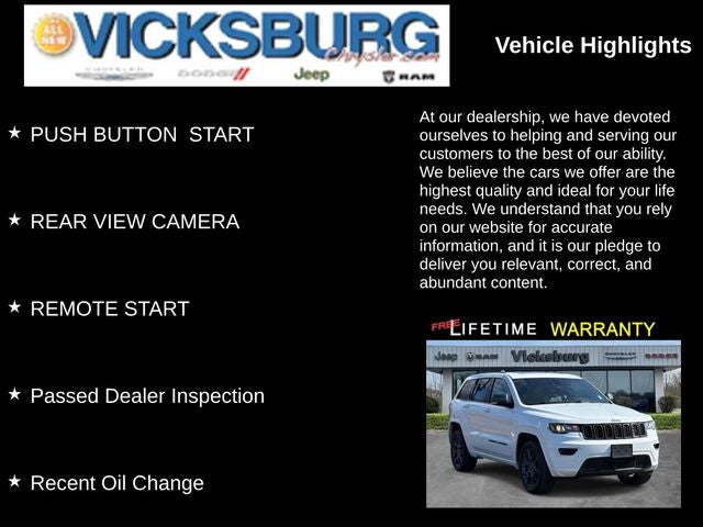 2021 Jeep Grand Cherokee 80th Anniversary 4x4