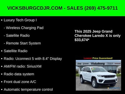 2025 Jeep Grand Cherokee GRAND CHEROKEE LAREDO X 4X4