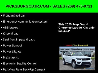 2025 Jeep Grand Cherokee GRAND CHEROKEE LAREDO X 4X4