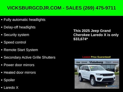 2025 Jeep Grand Cherokee GRAND CHEROKEE LAREDO X 4X4