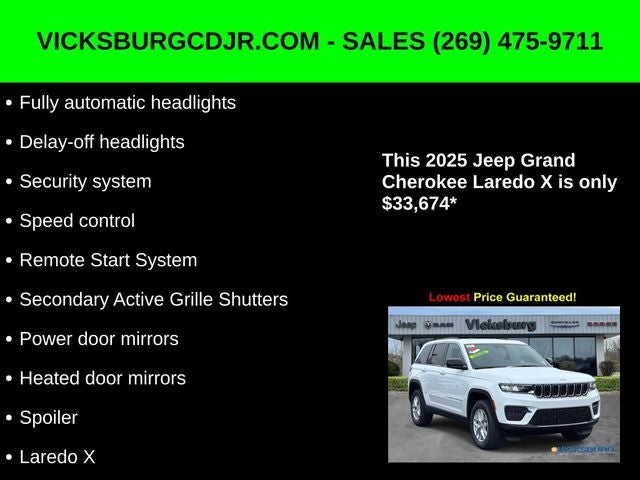 2025 Jeep Grand Cherokee GRAND CHEROKEE LAREDO X 4X4