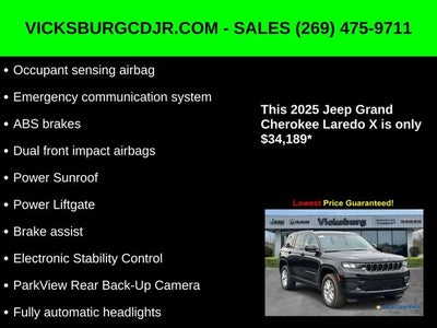 2025 Jeep Grand Cherokee GRAND CHEROKEE LAREDO X 4X4