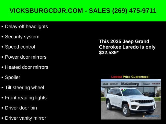 2025 Jeep Grand Cherokee GRAND CHEROKEE LAREDO 4X4