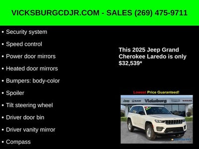 2025 Jeep Grand Cherokee GRAND CHEROKEE LAREDO 4X4