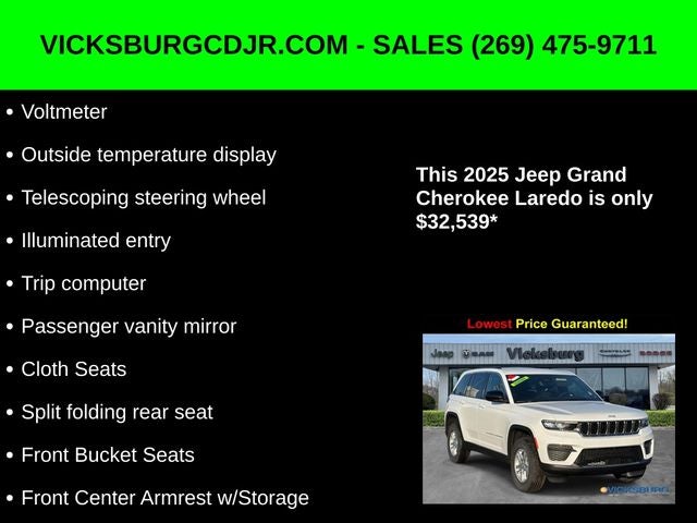 2025 Jeep Grand Cherokee GRAND CHEROKEE LAREDO 4X4