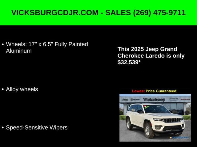 2025 Jeep Grand Cherokee GRAND CHEROKEE LAREDO 4X4