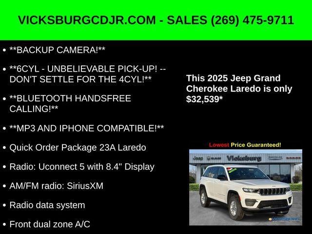 2025 Jeep Grand Cherokee GRAND CHEROKEE LAREDO 4X4