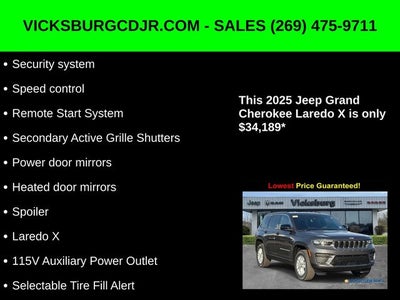 2025 Jeep Grand Cherokee GRAND CHEROKEE LAREDO X 4X4