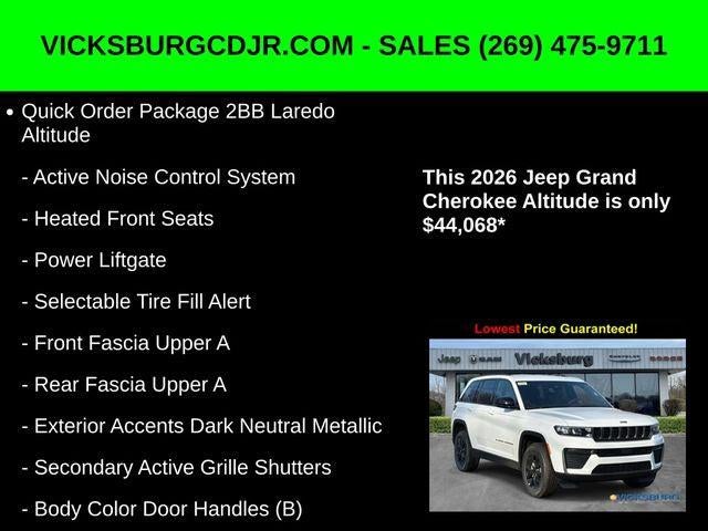2026 Jeep Grand Cherokee GRAND CHEROKEE LAREDO ALTITUDE 4X4