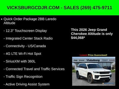 2026 Jeep Grand Cherokee GRAND CHEROKEE LAREDO ALTITUDE 4X4