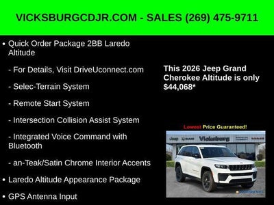 2026 Jeep Grand Cherokee GRAND CHEROKEE LAREDO ALTITUDE 4X4