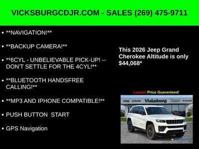 2026 Jeep Grand Cherokee GRAND CHEROKEE LAREDO ALTITUDE 4X4