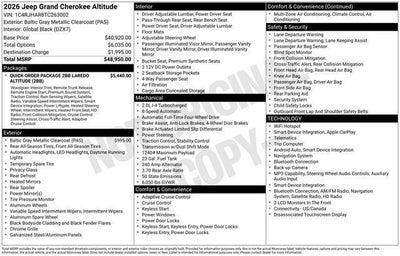 2026 Jeep Grand Cherokee GRAND CHEROKEE LAREDO ALTITUDE 4X4