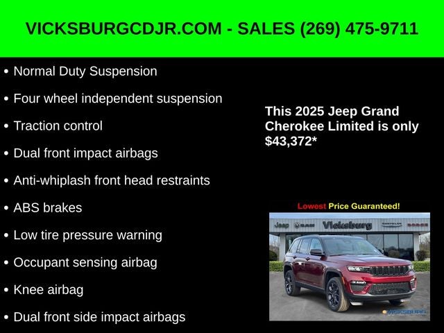 2025 Jeep Grand Cherokee GRAND CHEROKEE LIMITED 4X4