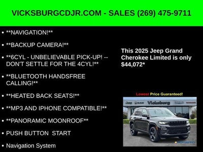 2025 Jeep Grand Cherokee GRAND CHEROKEE LIMITED 4X4