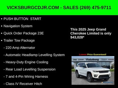 2025 Jeep Grand Cherokee GRAND CHEROKEE LIMITED 4X4