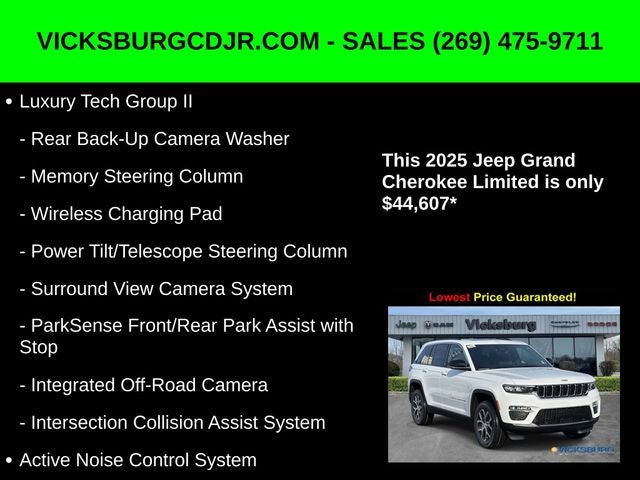 2025 Jeep Grand Cherokee GRAND CHEROKEE LIMITED 4X4