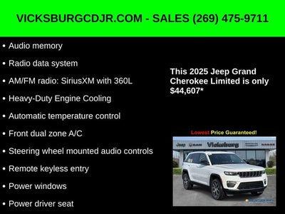 2025 Jeep Grand Cherokee GRAND CHEROKEE LIMITED 4X4