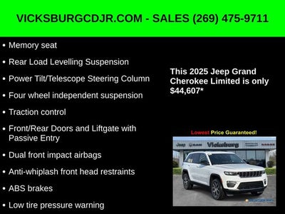 2025 Jeep Grand Cherokee GRAND CHEROKEE LIMITED 4X4