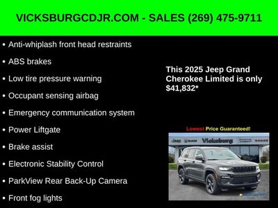 2025 Jeep Grand Cherokee GRAND CHEROKEE LIMITED 4X4